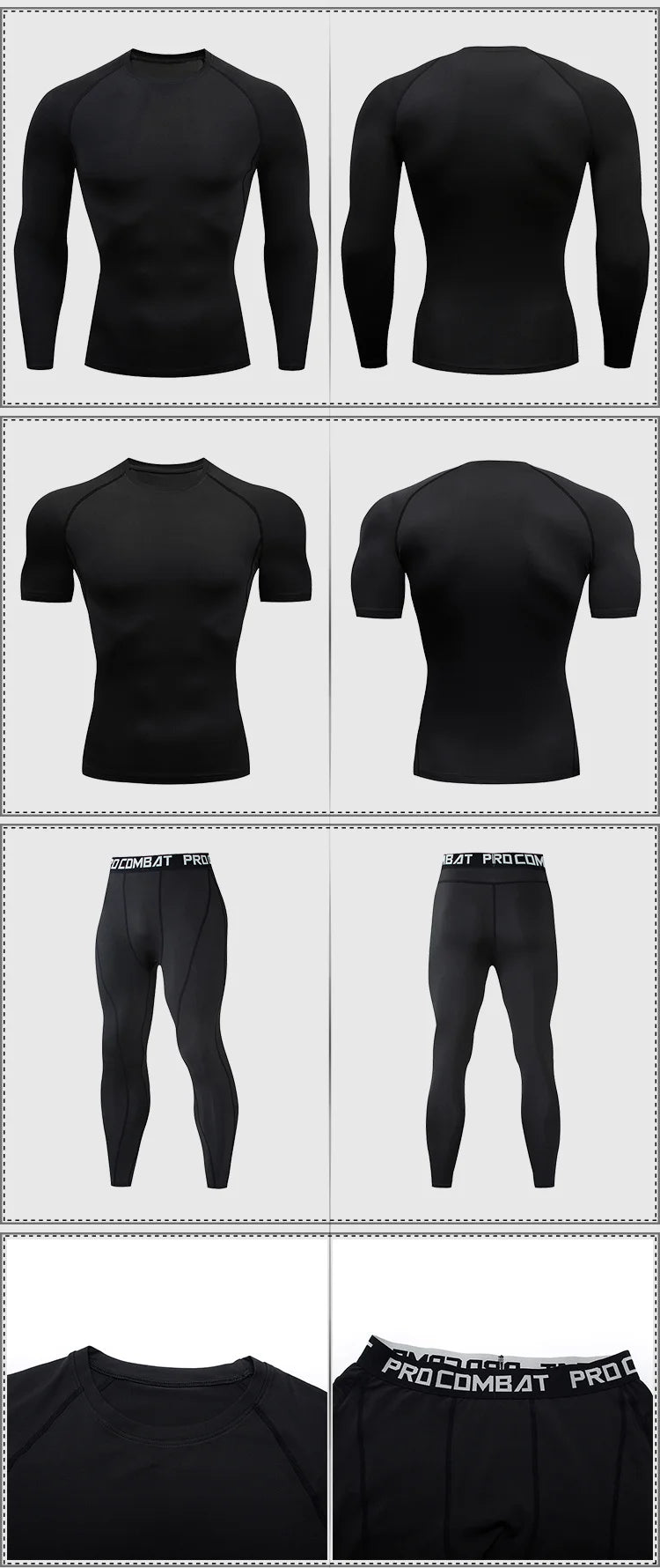 2-Piece Men's Compression Sportswear Set