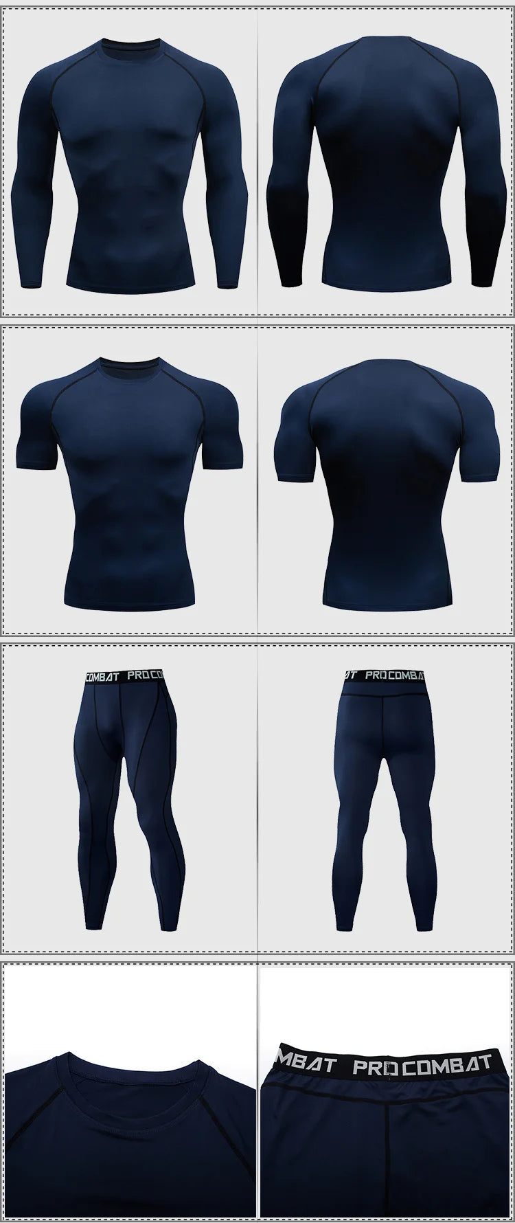 2-Piece Men's Compression Sportswear Set