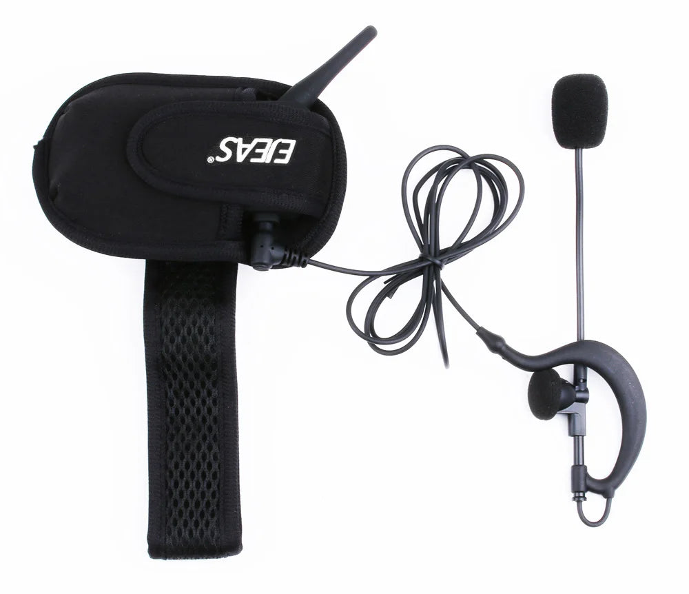 Vnetphone V6C Full Duplex 1200M Football Referee Arbitration Bluetooth Intercom Earhook Headset