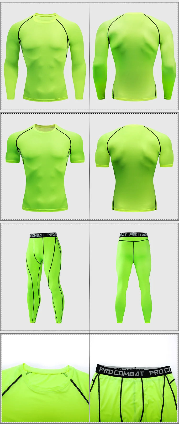 2-Piece Men's Compression Sportswear Set