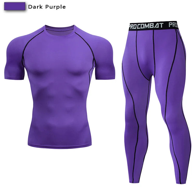 2-Piece Men's Compression Sportswear Set