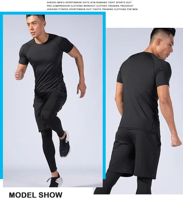 2-Piece Men's Compression Sportswear Set