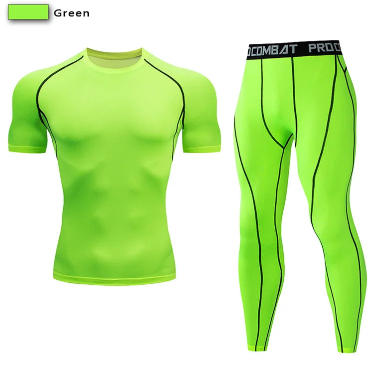 2-Piece Men's Compression Sportswear Set