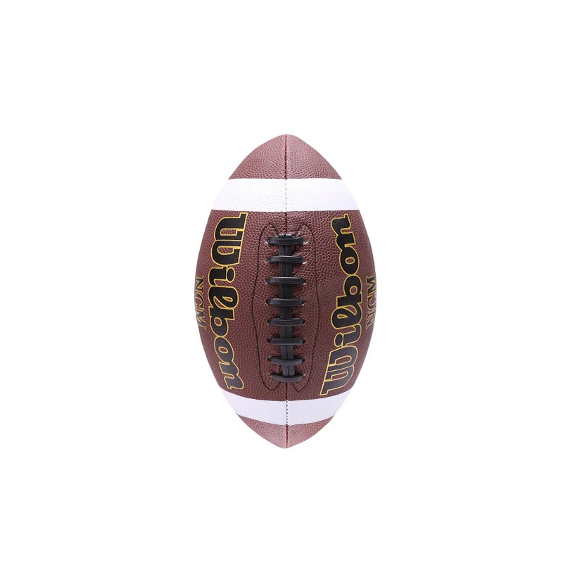 High-Quality PU Leather Rugby/American Football Ball