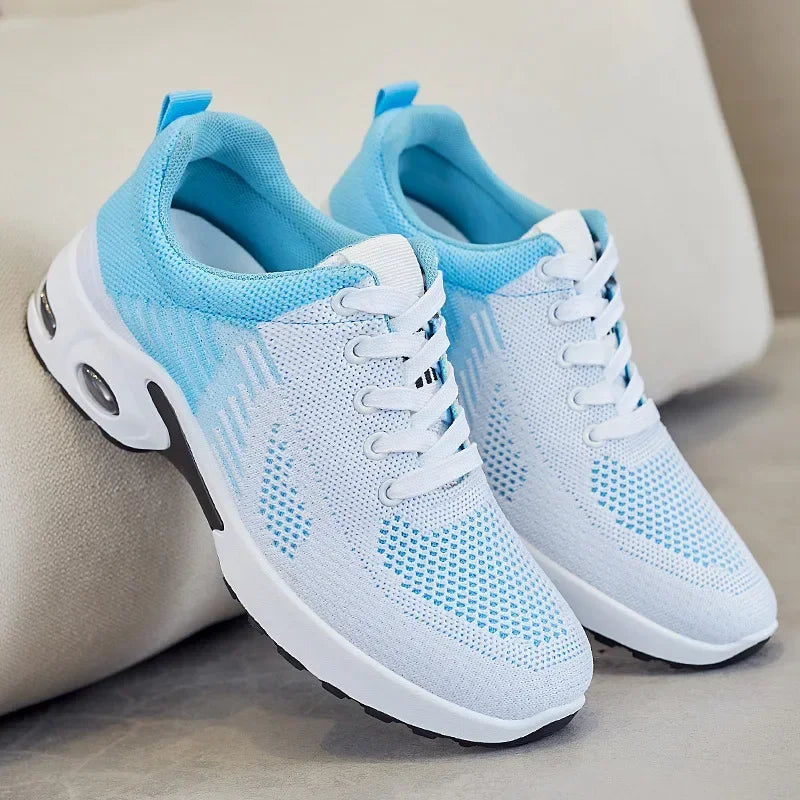 Breathable Summer Light Mesh Air Cushion Women's Sneakers