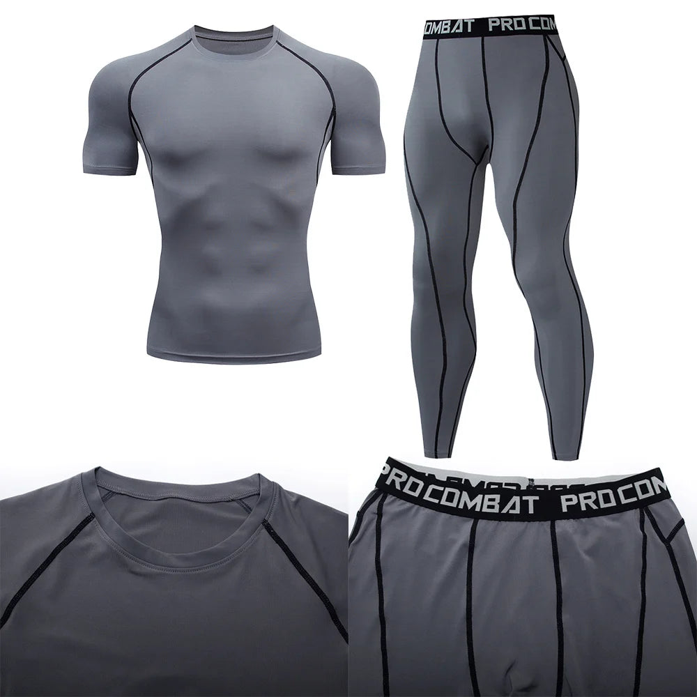 2-Piece Men's Compression Sportswear Set