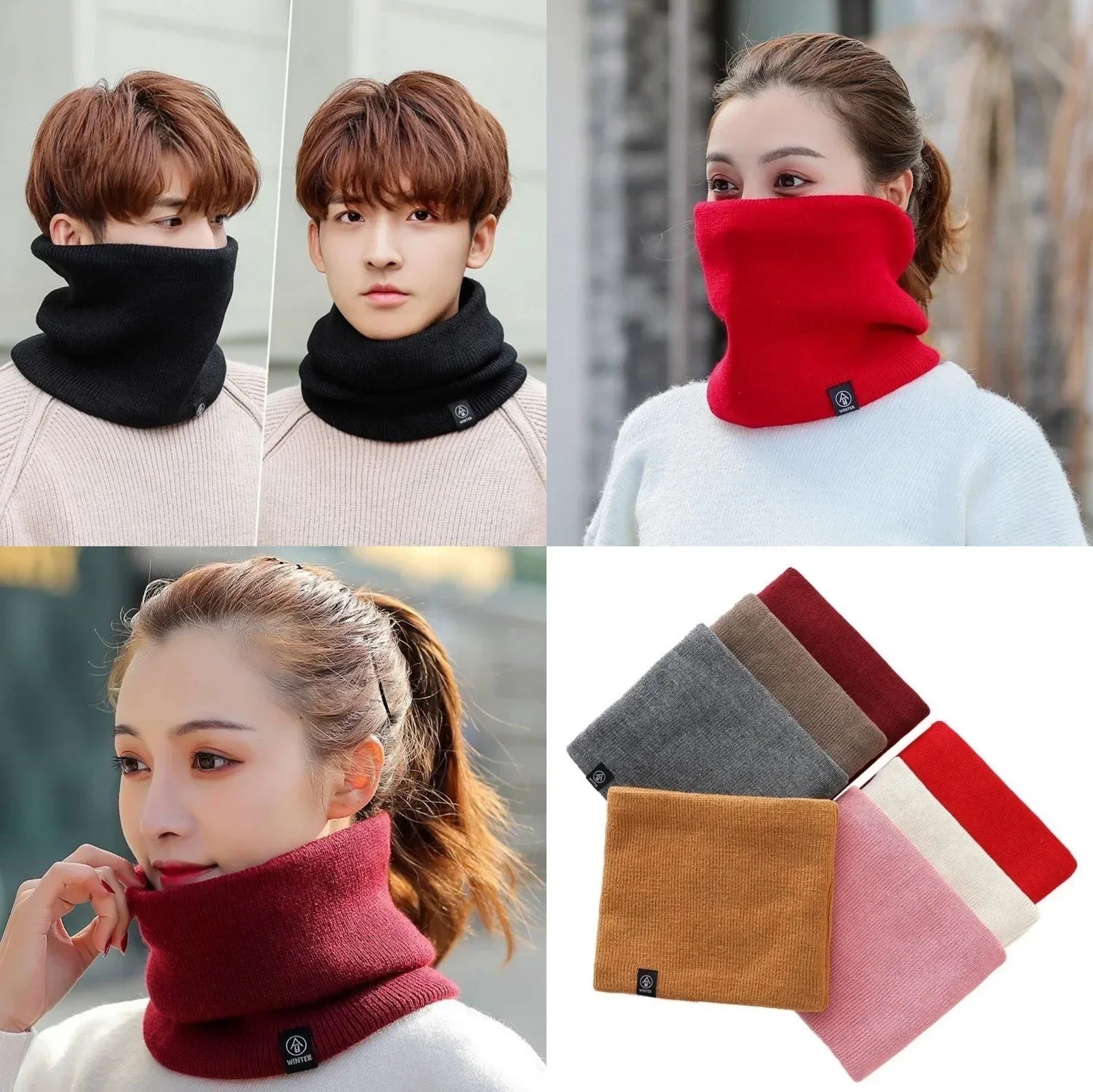 Soft Knitted Neck Warmer