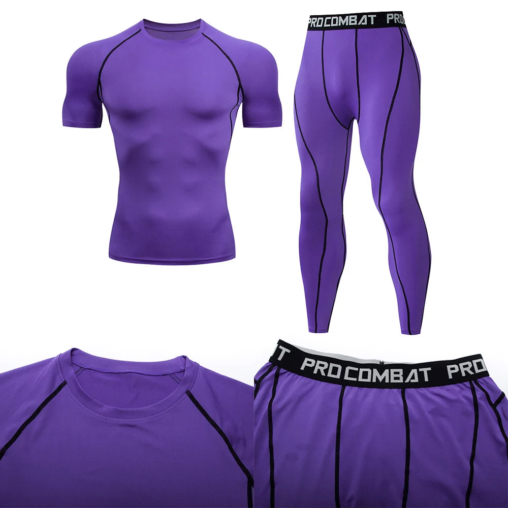 2-Piece Men's Compression Sportswear Set