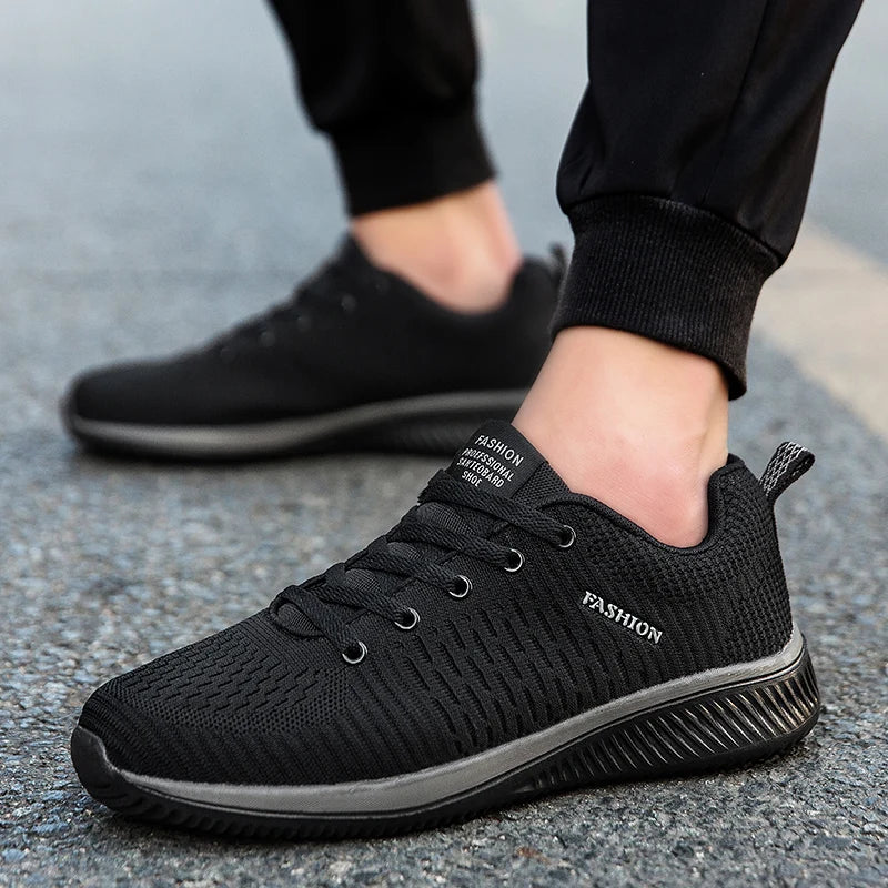 Men's Breathable Knit Running & Walking Shoes