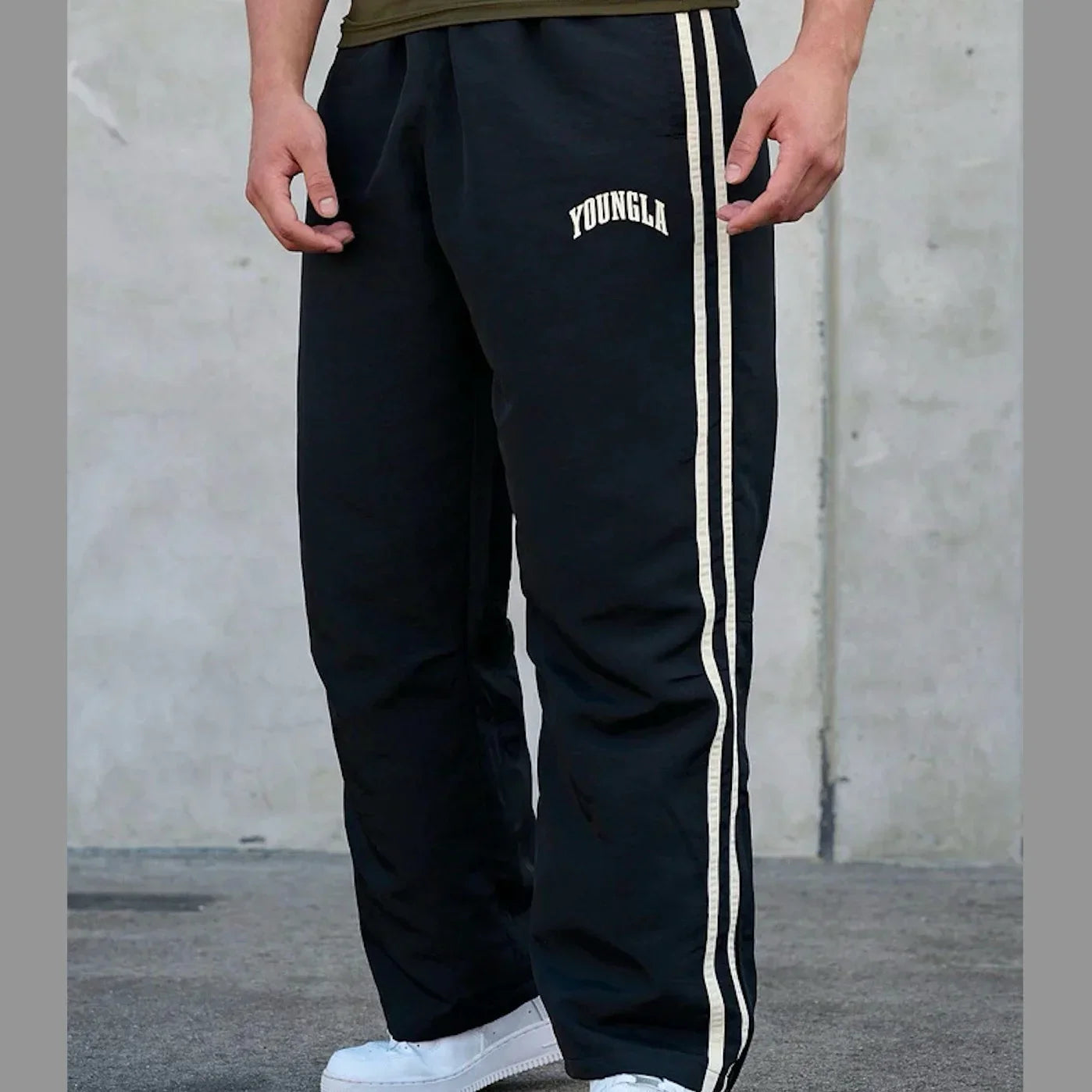 YOUNGLA American sports pants