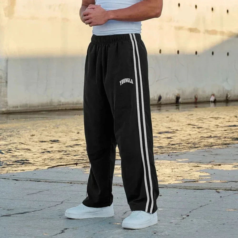 YOUNGLA American sports pants