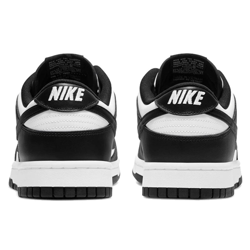 Nike Dunk Retro Black White Skateboarding Shoes