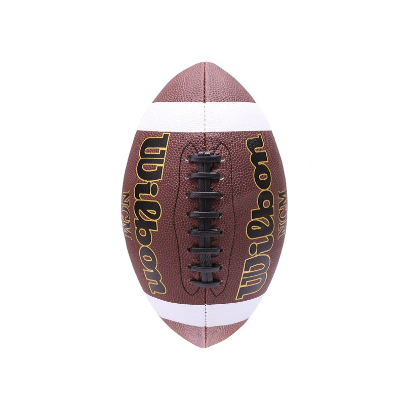 High-Quality PU Leather Rugby/American Football Ball