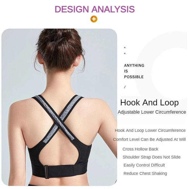 Women Plus Size Sports Bra