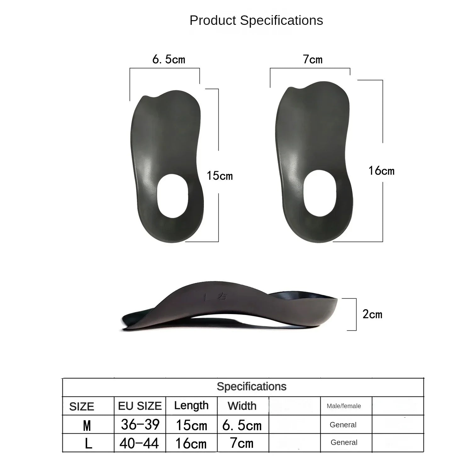 Orthopedic Correction Insoles for Flat Feet and O-Shaped Legs