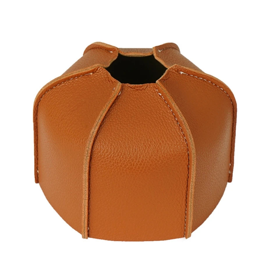 Camping Flat Gas Tank Leather Cover