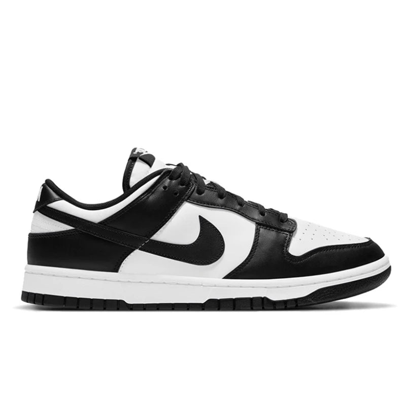 Nike Dunk Retro Black White Skateboarding Shoes