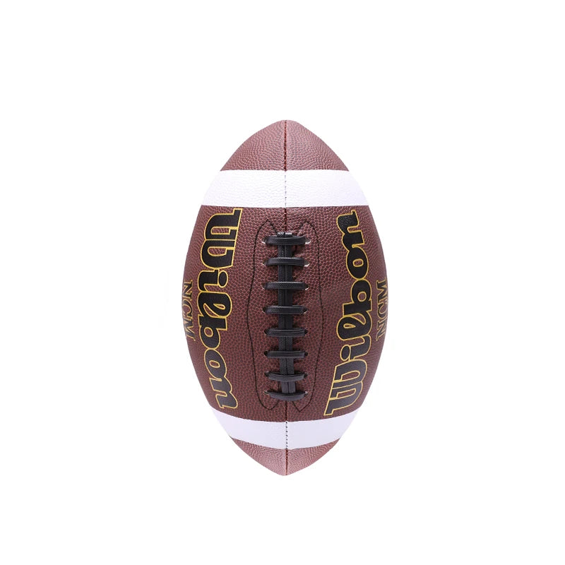 High-Quality PU Leather Rugby/American Football Ball