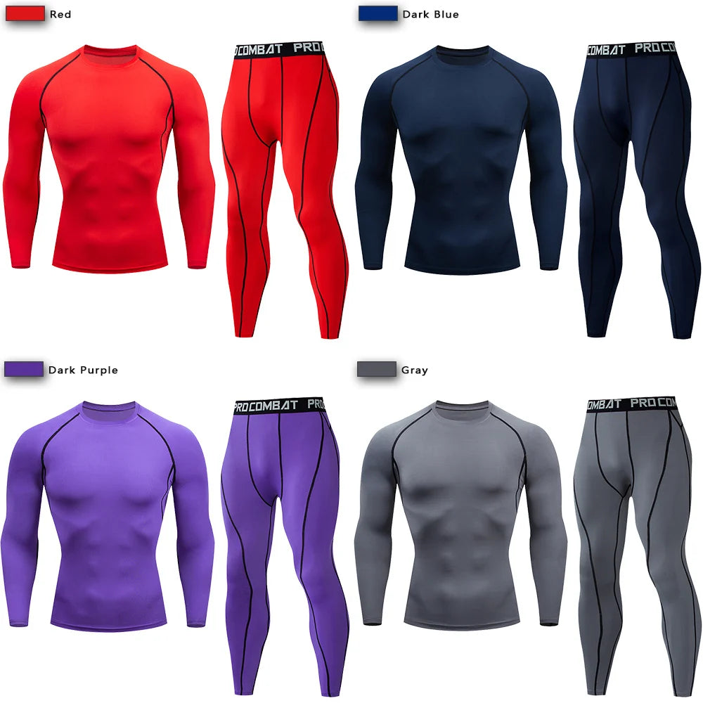 2-Piece Men's Compression Sportswear Set